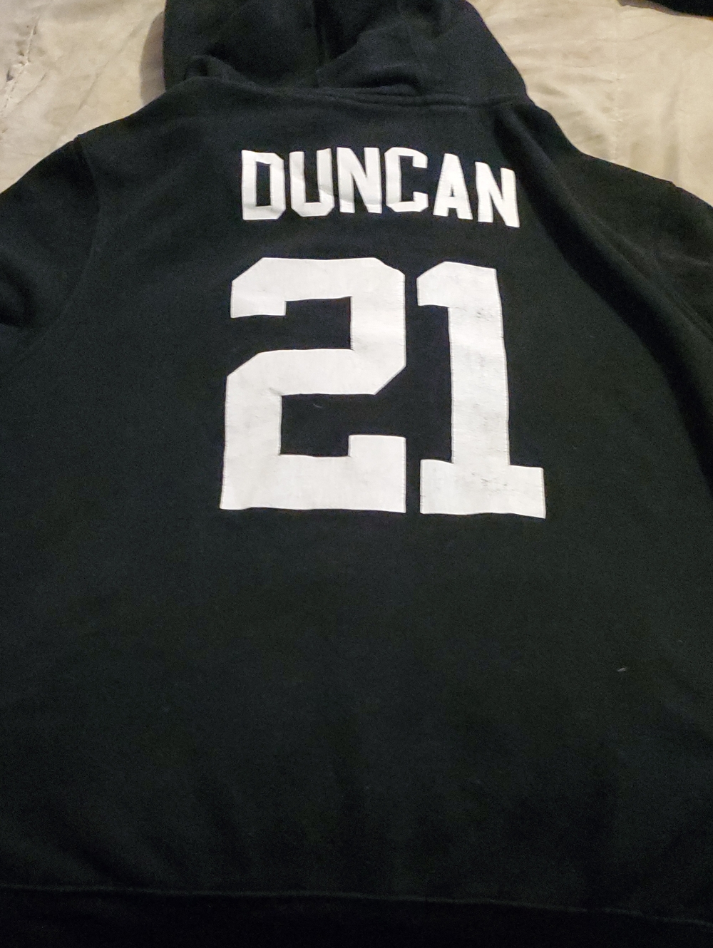 NBA Vintage Authentic Nba San Antonio Spurs Tim Duncan Hoodie...🏀